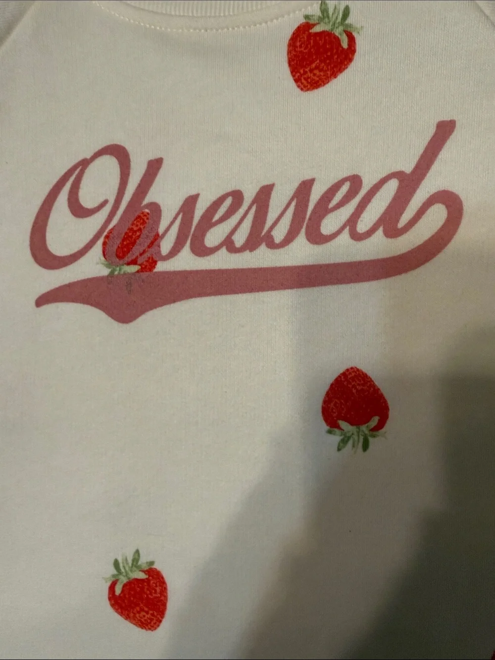 Girls Old Navy Lot with Cropped Cardigan and a Strawberry sweatshirt